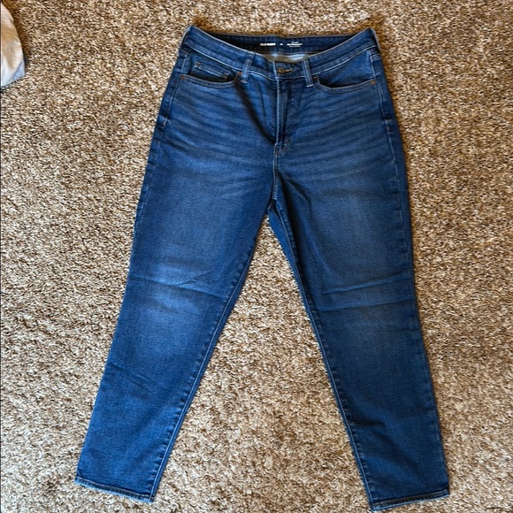 Old Navy Denim - Old Navy Blue Skinny Jeans with Stretch and Built in Warm
